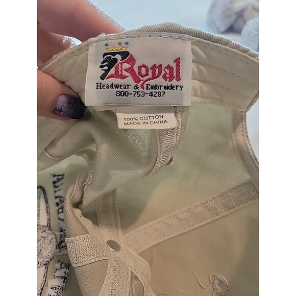 Royal Santa Barbara Trucker Hat Surf Board Cap Khaki Adjustable - Picture 4 of 7